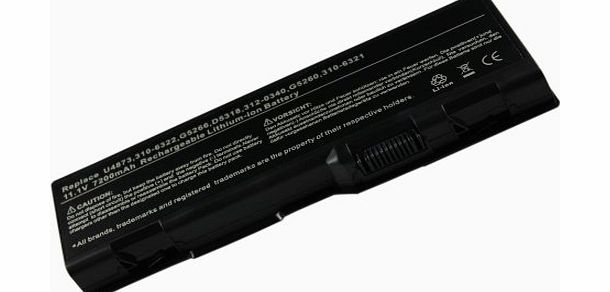 TOKUYI [11.1V 7200mAh Li-ion] Replacement Laptop/Computer/Notebook Battery for Dell Inspiron 6000, 9200, 9300, 9400, XPS M170, XPS M1710, XPS Gen 2, E1705, Dell Precision M6300, Precision M90, This l